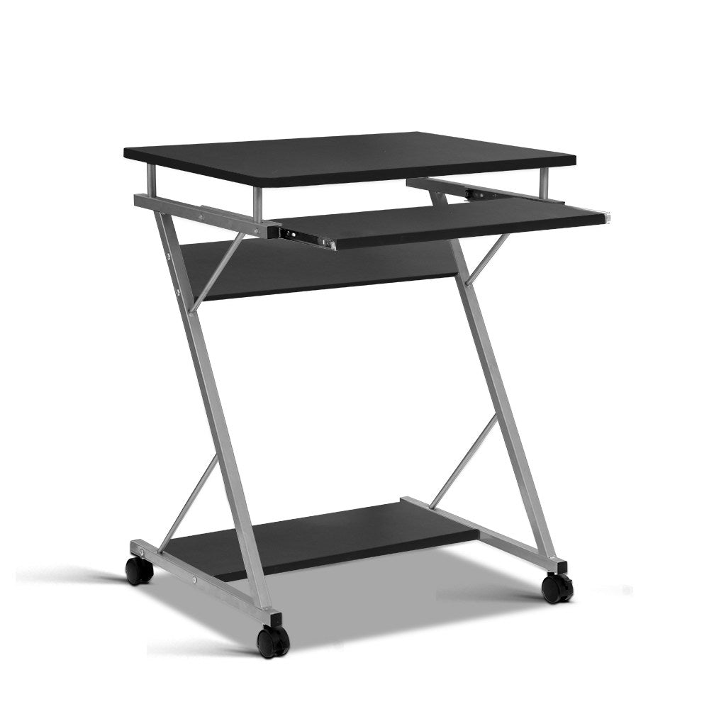 Marlook Computer Desk Keyboard Tray Shelf Black 60CM