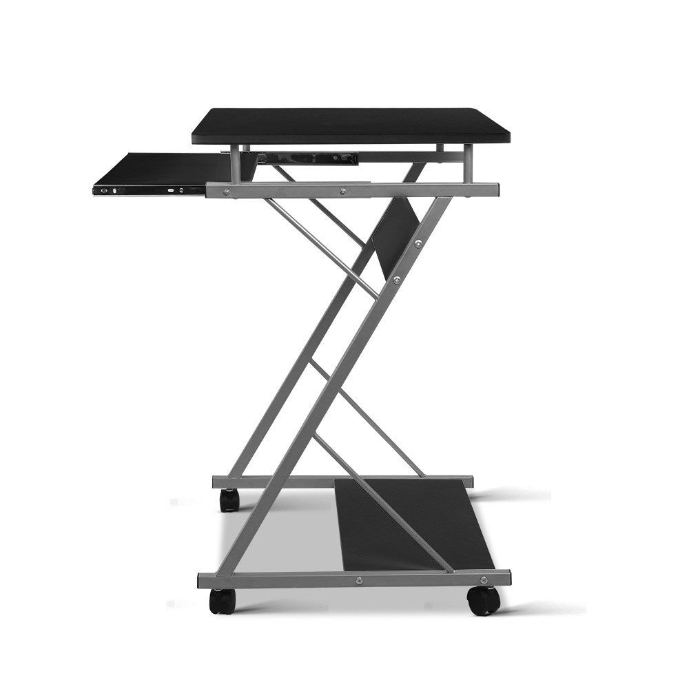 Marlook Computer Desk Keyboard Tray Shelf Black 60CM