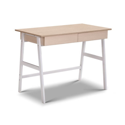 Marlook Computer Desk Drawer Cabinet Oak 100CM