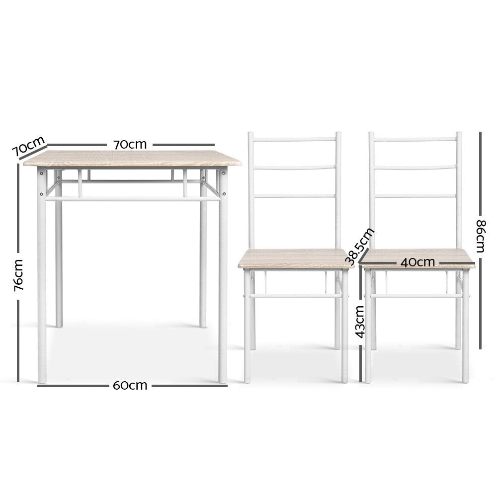 Marlook Dining Table And Chairs Set fo 3 Oak