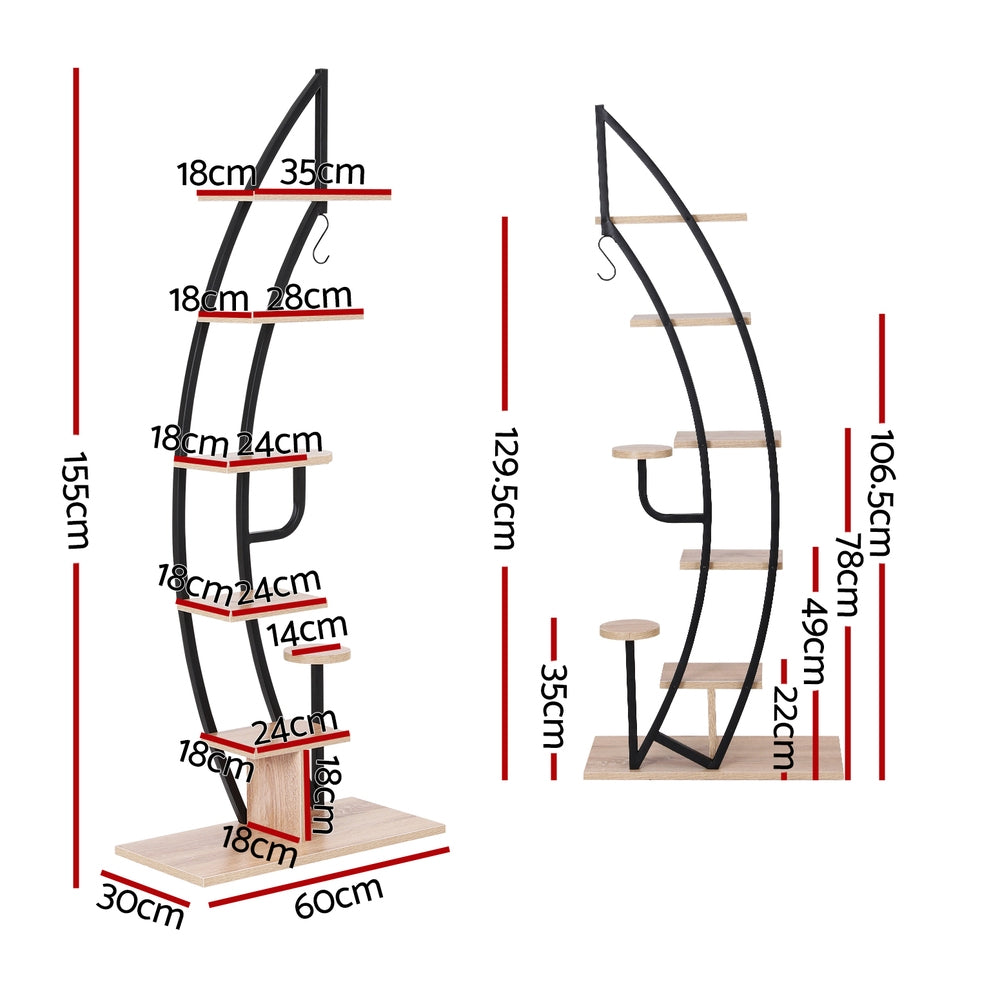 Marlook Plant Stand 6 Tier Ladder Corner Shelf