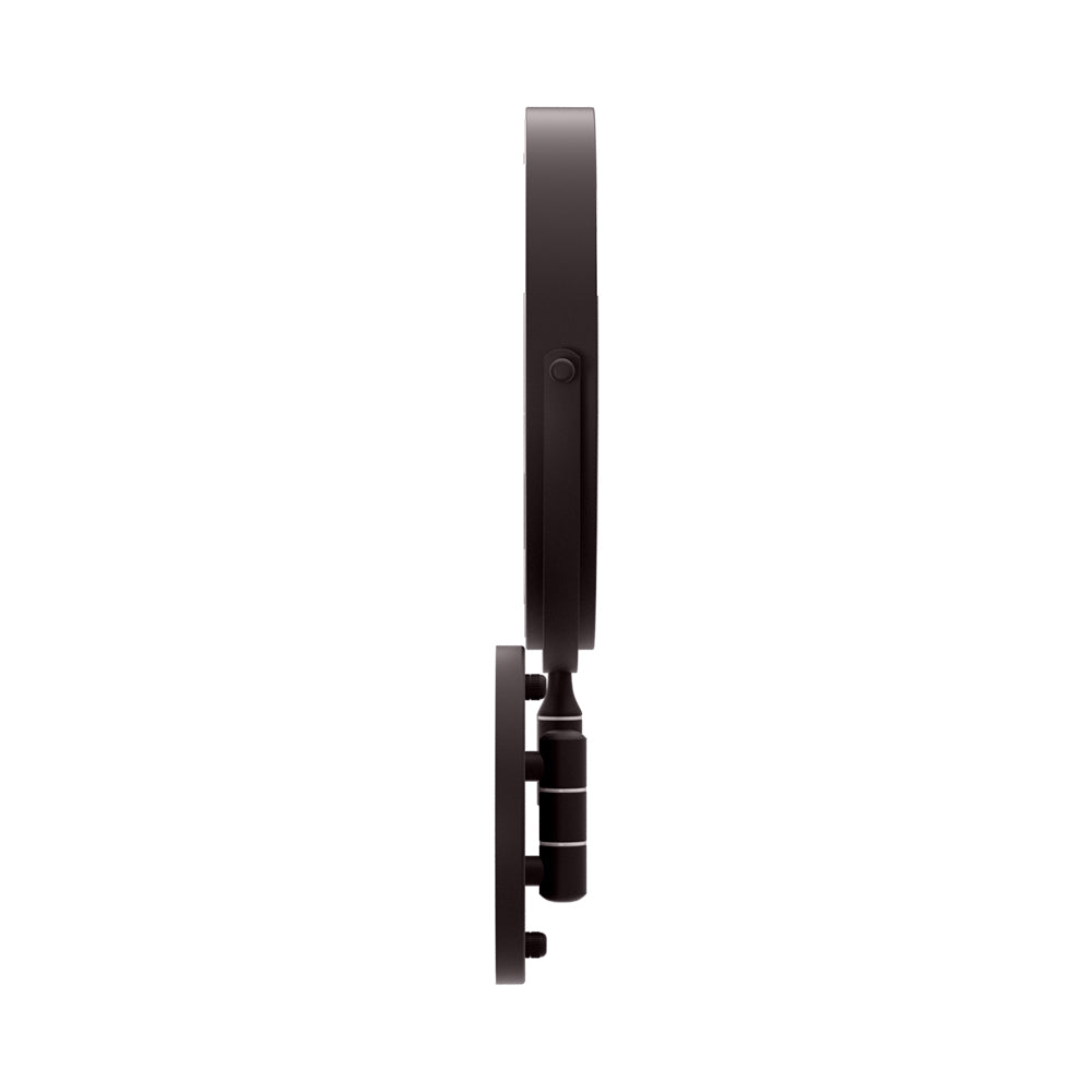Marlook Extendable Makeup Mirror 10X Magnifying Double-Sided Bathroom Brown