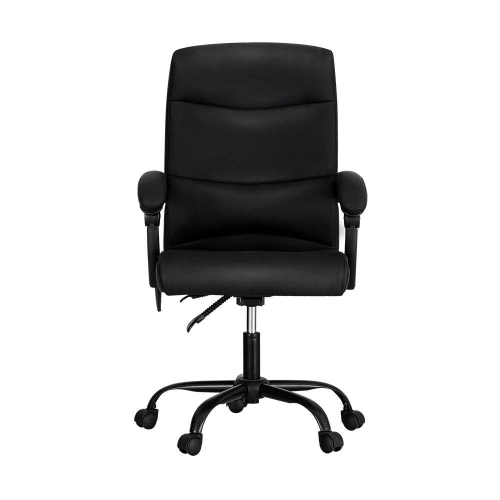 Marlook 2 Point Massage Office Chair PU Leather Black