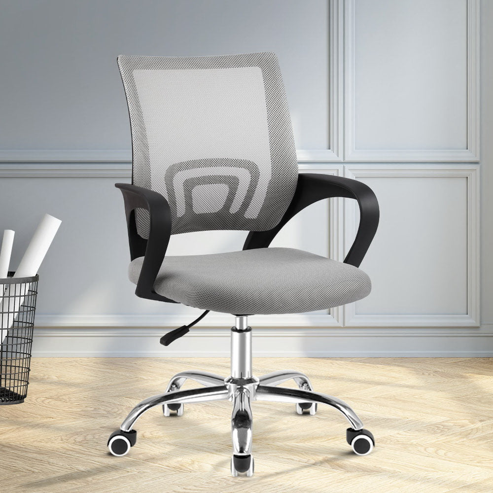 Marlook Mesh Office Chair Mid Back Grey
