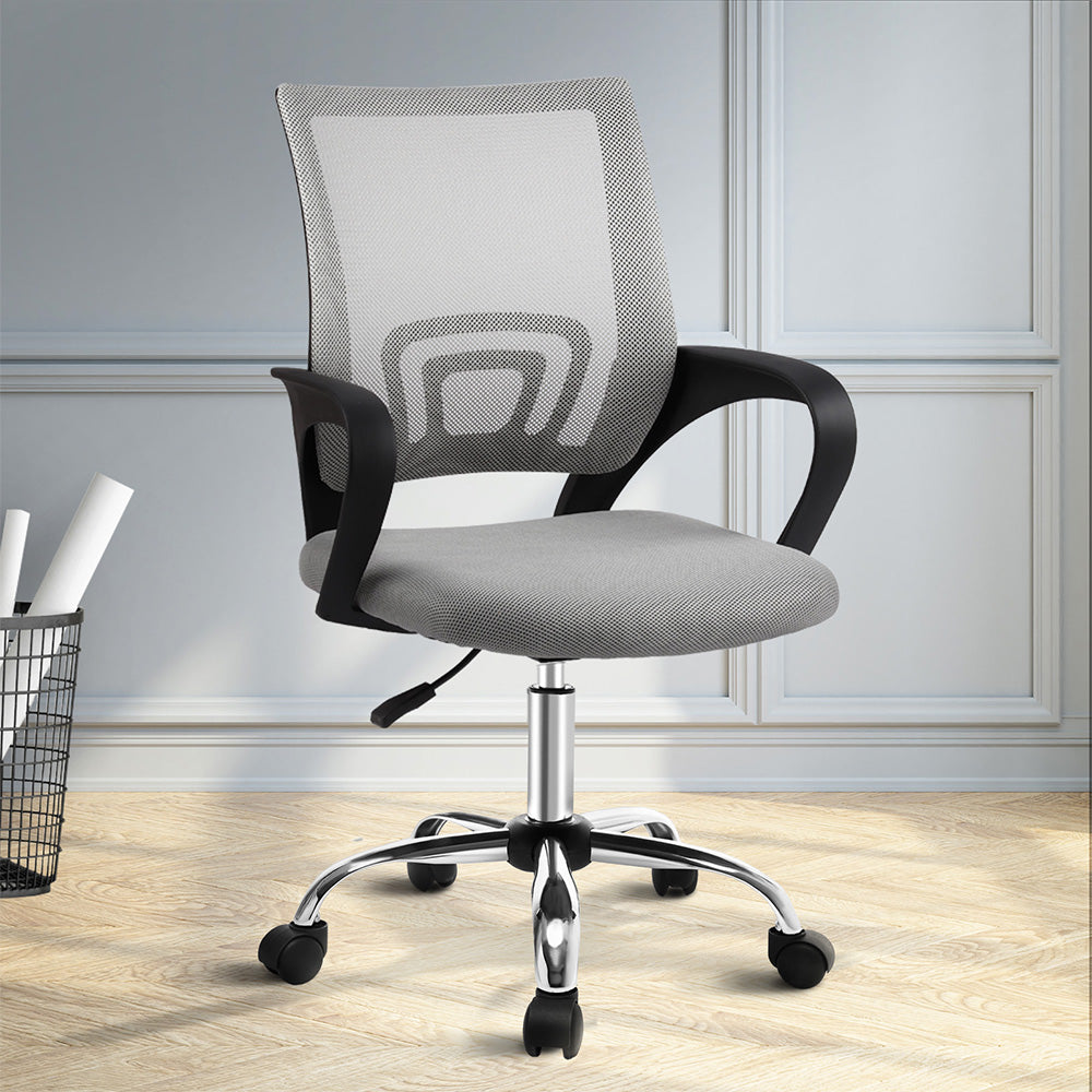 Marlook Mesh Office Chair Mid Back Grey