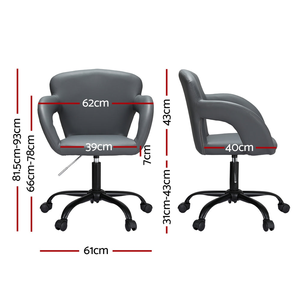 Marlook Office Chair Mid Back Grey
