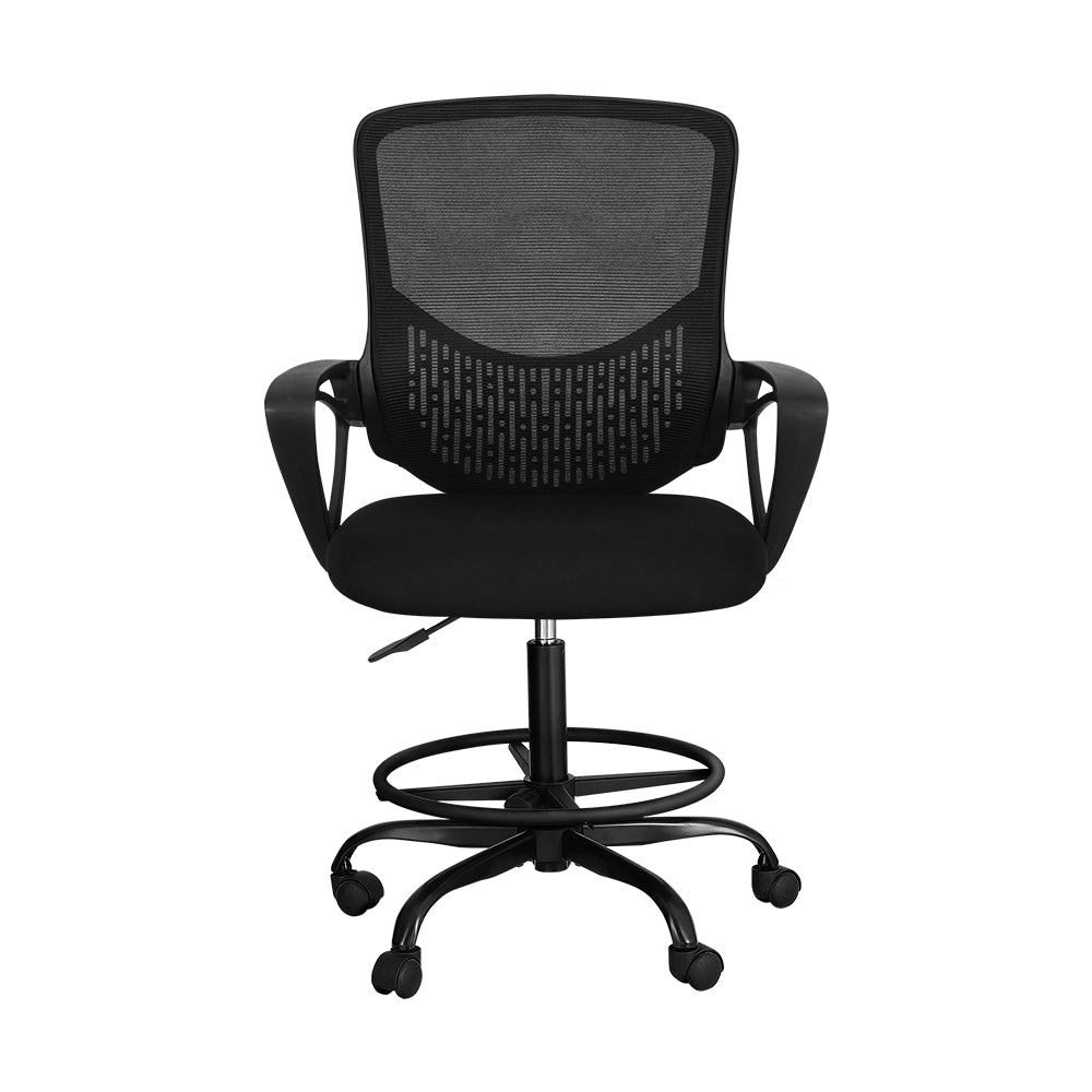 Marlook Office Chair Drafting Stool Computer Standing Desk Mesh Chairs Black