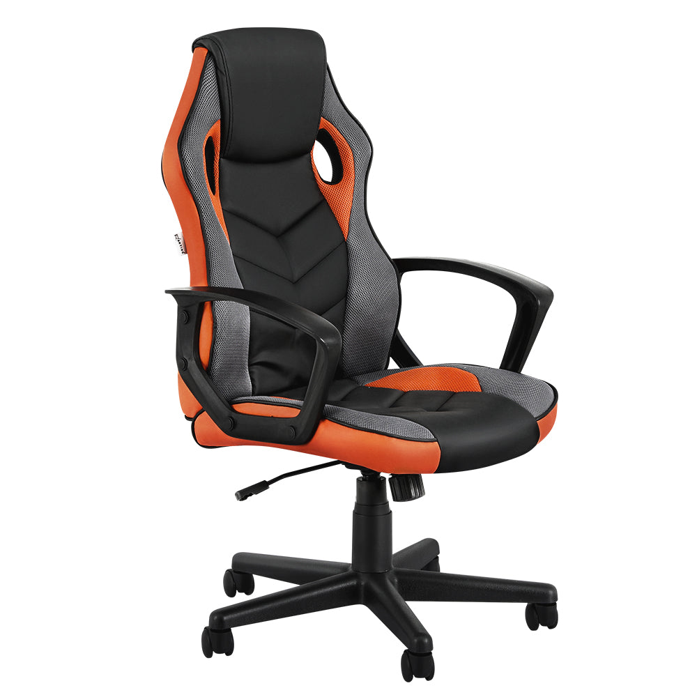 Marlook Gaming Office Chair Computer Executive Racing Chairs High Back Orange