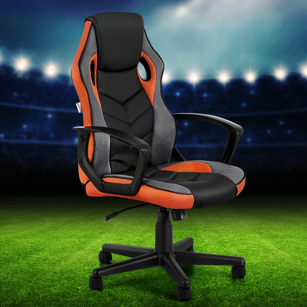 Marlook Gaming Office Chair Computer Executive Racing Chairs High Back Orange