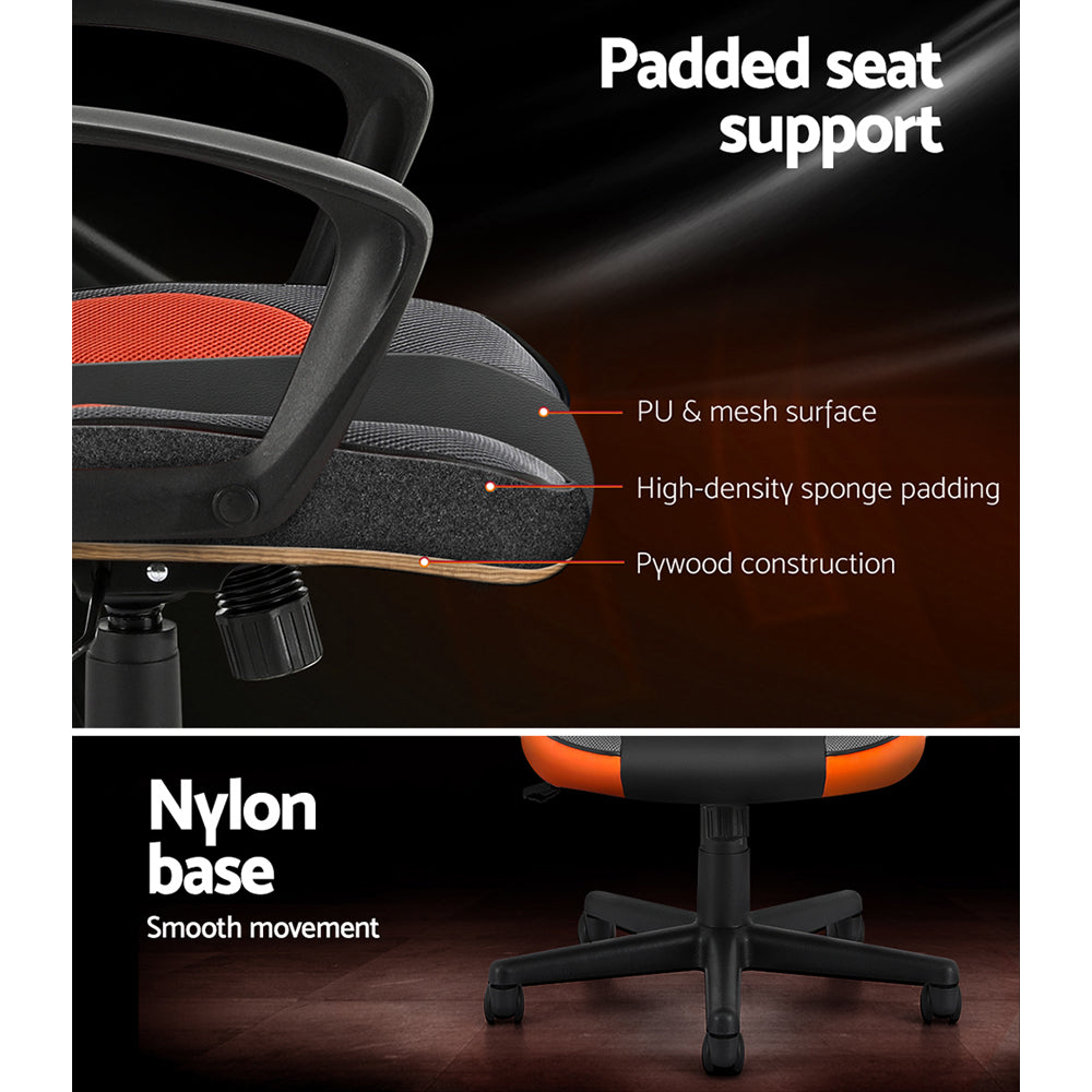 Marlook Gaming Office Chair Computer Executive Racing Chairs High Back Orange