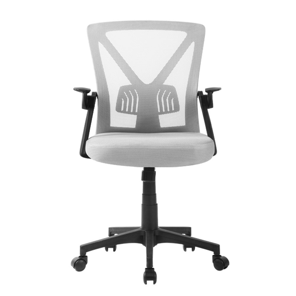 Marlook Mesh Office Chair Mid Back Grey