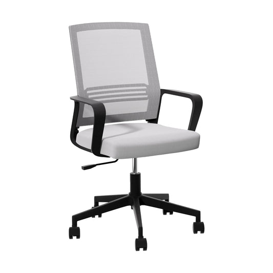 Marlook Mesh Office Chair Computer Gaming Desk Chairs Work Study Mid Back Grey