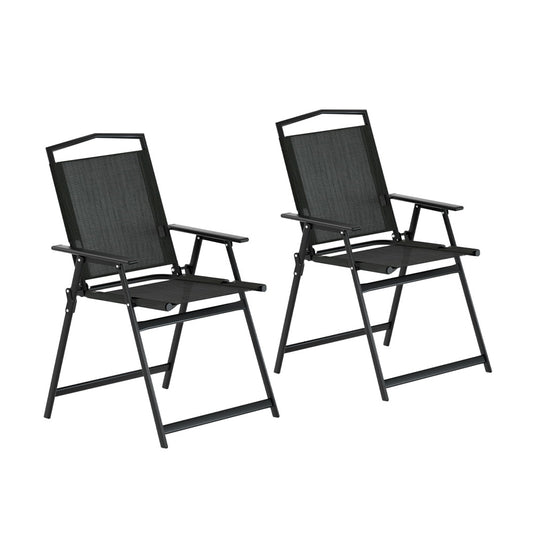 Marlook Outdoor Chairs Portable Folding Camping Chair Steel Patio Furniture
