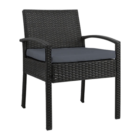 Marlook Outdoor Dining Chairs Patio Furniture Rattan Lounge Chair Cushion Felix