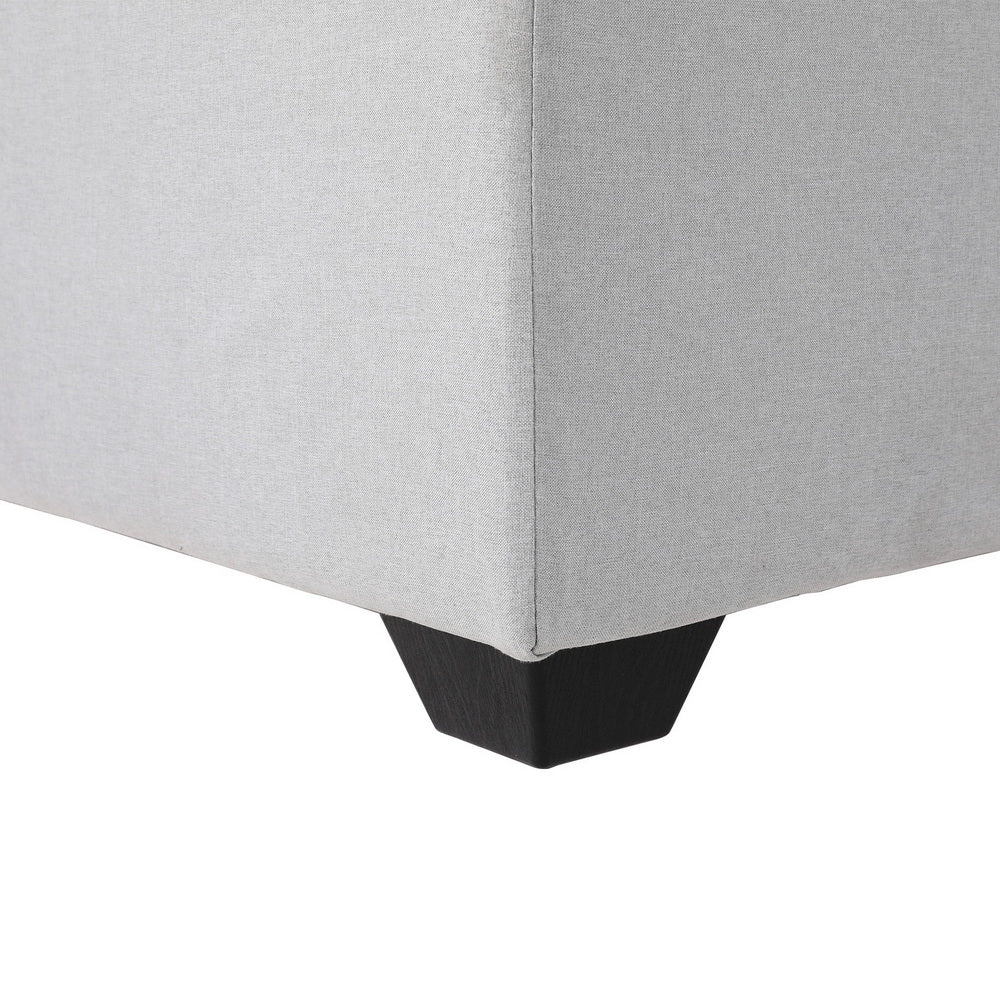 Marlook Ottoman Storage Sofa Bed 112cm Foldable Grey