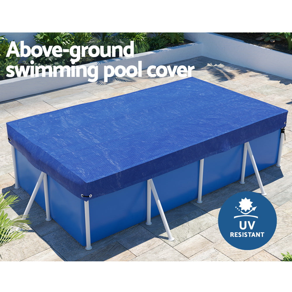 Marlook Pool Cover 3x2m Above-ground Swimming Pool Blanket Blue