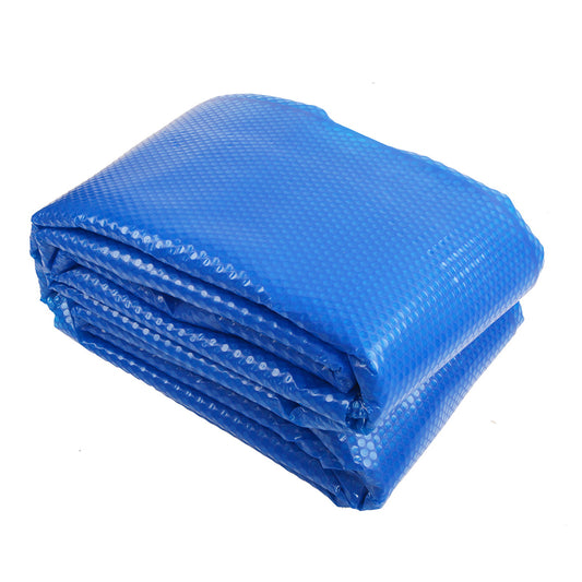 Marlook Pool Cover 500 Micron 7x4m Swimming Pool Solar Blanket Blue Silver