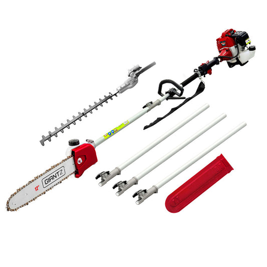 Marlook 62CC Pole Chainsaw Hedge Trimmer 12in Chain Saw 4.3m Long Reach