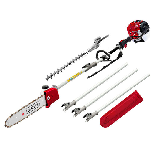 Marlook 65CC Pole Chainsaw Hedge Trimmer 12in Chain Saw 4.3m Long Reach
