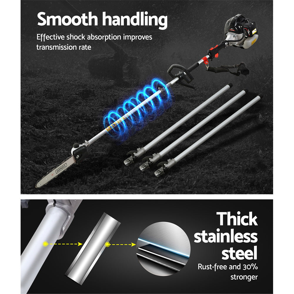 Marlook 65CC Pole Chainsaw Petrol Saw Chain Tree Pruner Extended Spark Plug