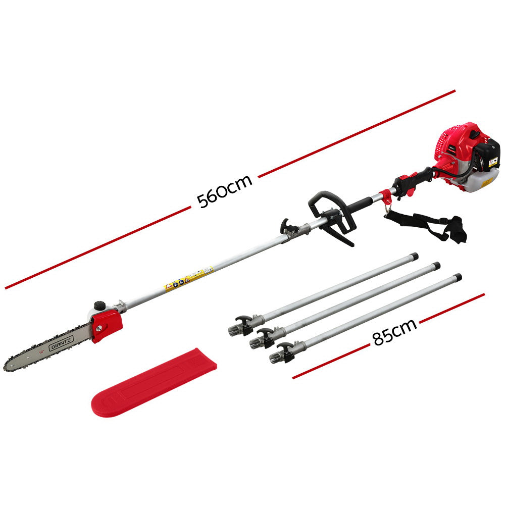 Marlook 65CC Pole Chainsaw 12in Chain Saw Petrol 5.6m Long Reach