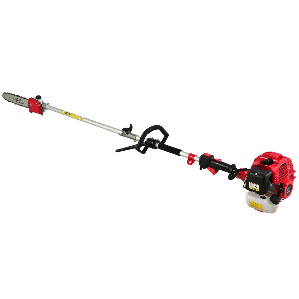Marlook 65CC Pole Chainsaw Hedge Trimmer Brush Cutter Whipper Snipper 7-in-1 5.6m