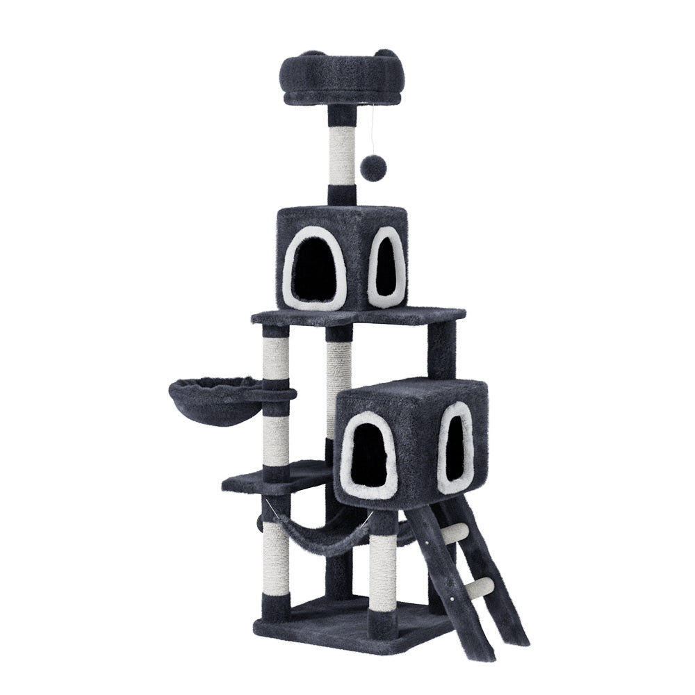 Marlook Cat Tree 168cm Tower Scratching Post Scratcher Condo House Hanging Toy Bed