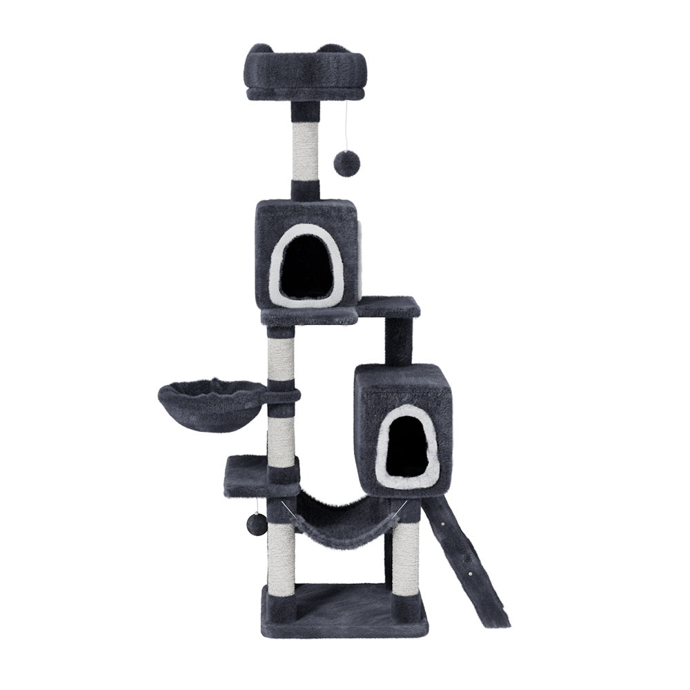 Marlook Cat Tree 168cm Tower Scratching Post Scratcher Condo House Hanging Toy Bed