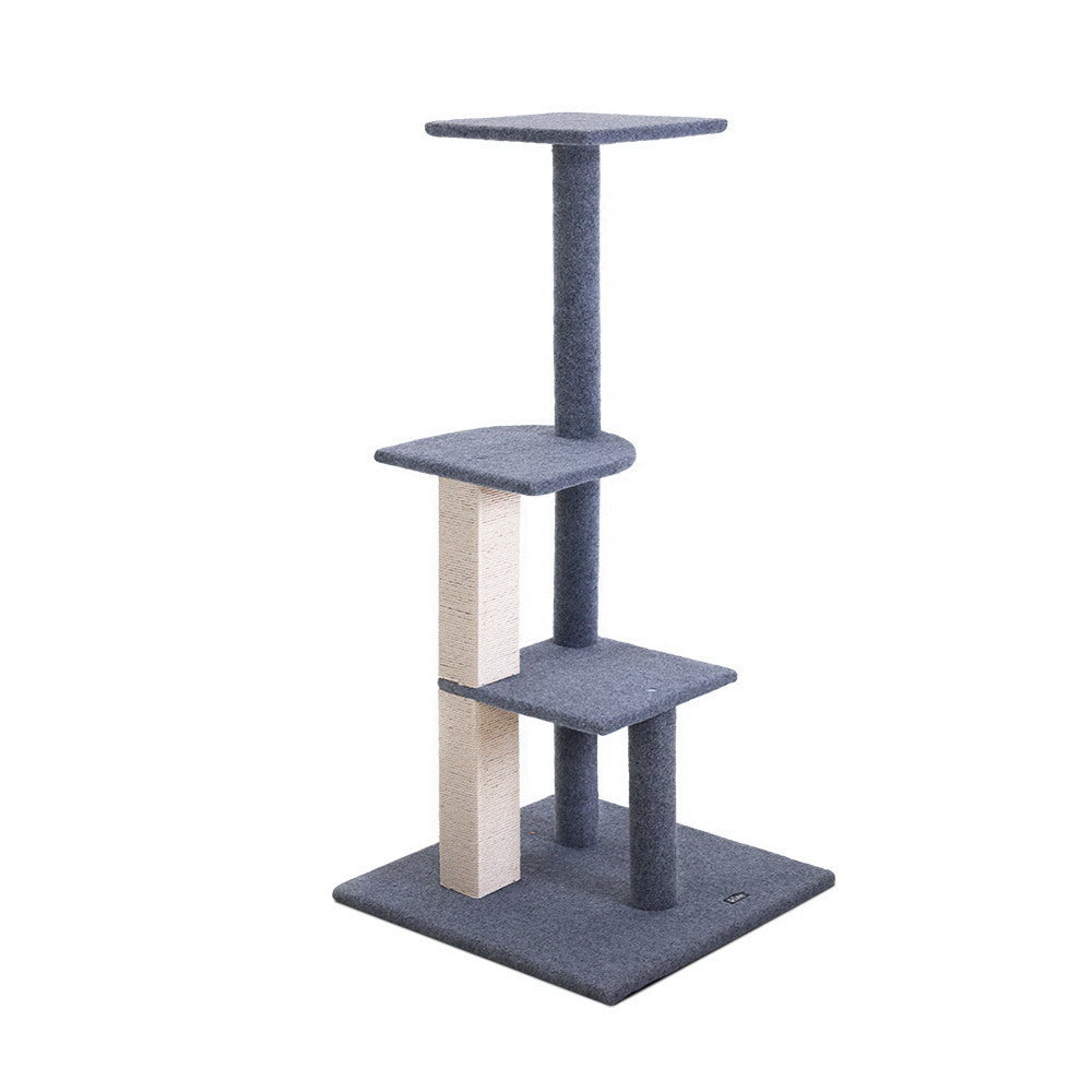 Marlook Cat Tree 124cm Scratching Post Tower Scratcher Trees Wood Condo Board