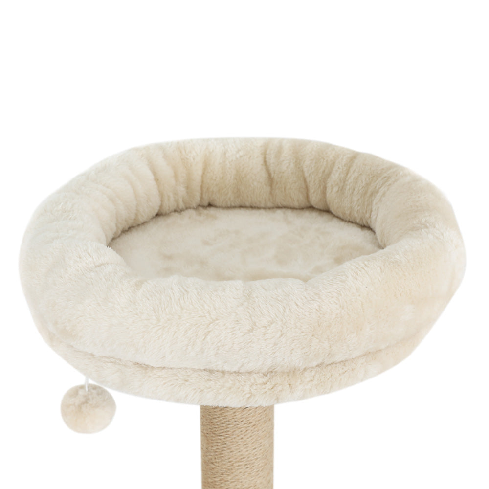 Marlook Cat Tree 141cm Tower Scratching Post Scratcher Wood Bed Condo Toys House Ladder