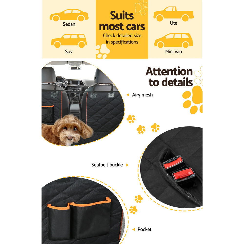 Marlook Pet Car Seat Cover Dog Protector Hammock Back Waterproof Belt Non Slip Mat