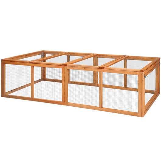Marlook Chicken Coop Rabbit Hutch 180cm Extra Large Wooden Chicken House Run XL Hen Cage