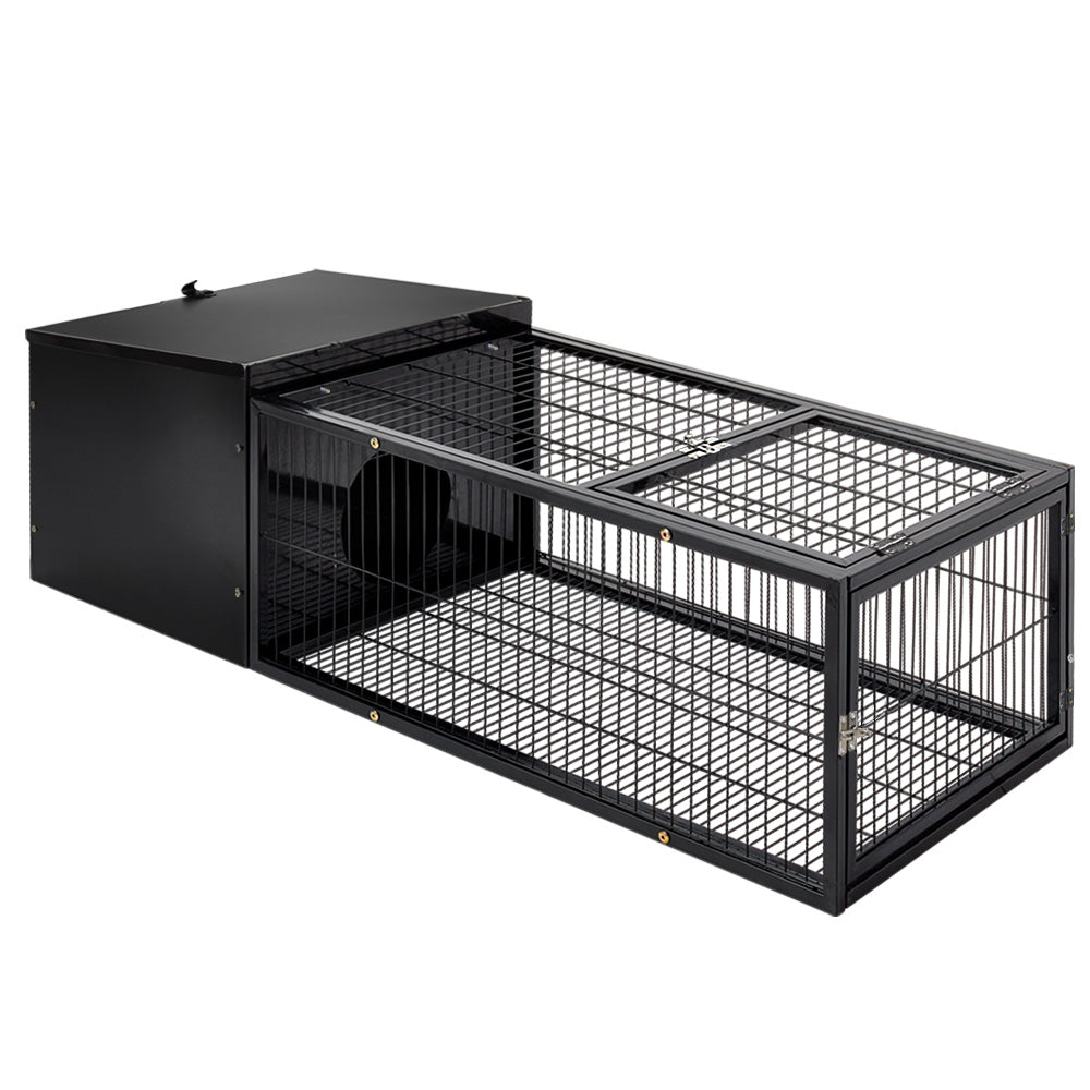 Marlook Rabbit Cage 122x52cm Hutch Enclosure Carrier Metal