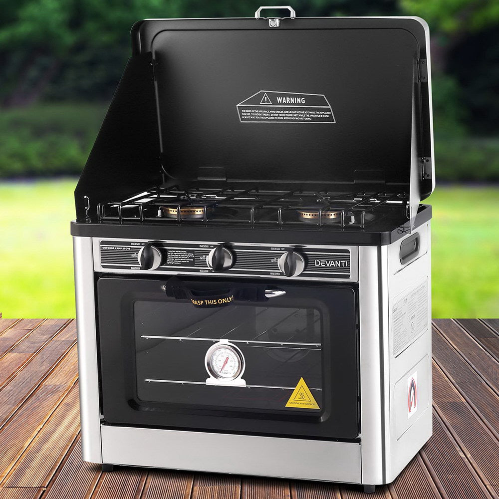 Marlook Portable Gas Oven LPG Silver