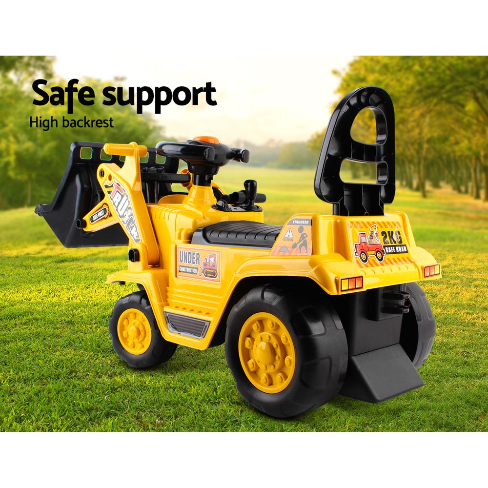Marlook Ride On Car Toys Kids Excavator Bulldozer Sandpit Digger Car Pretend Play