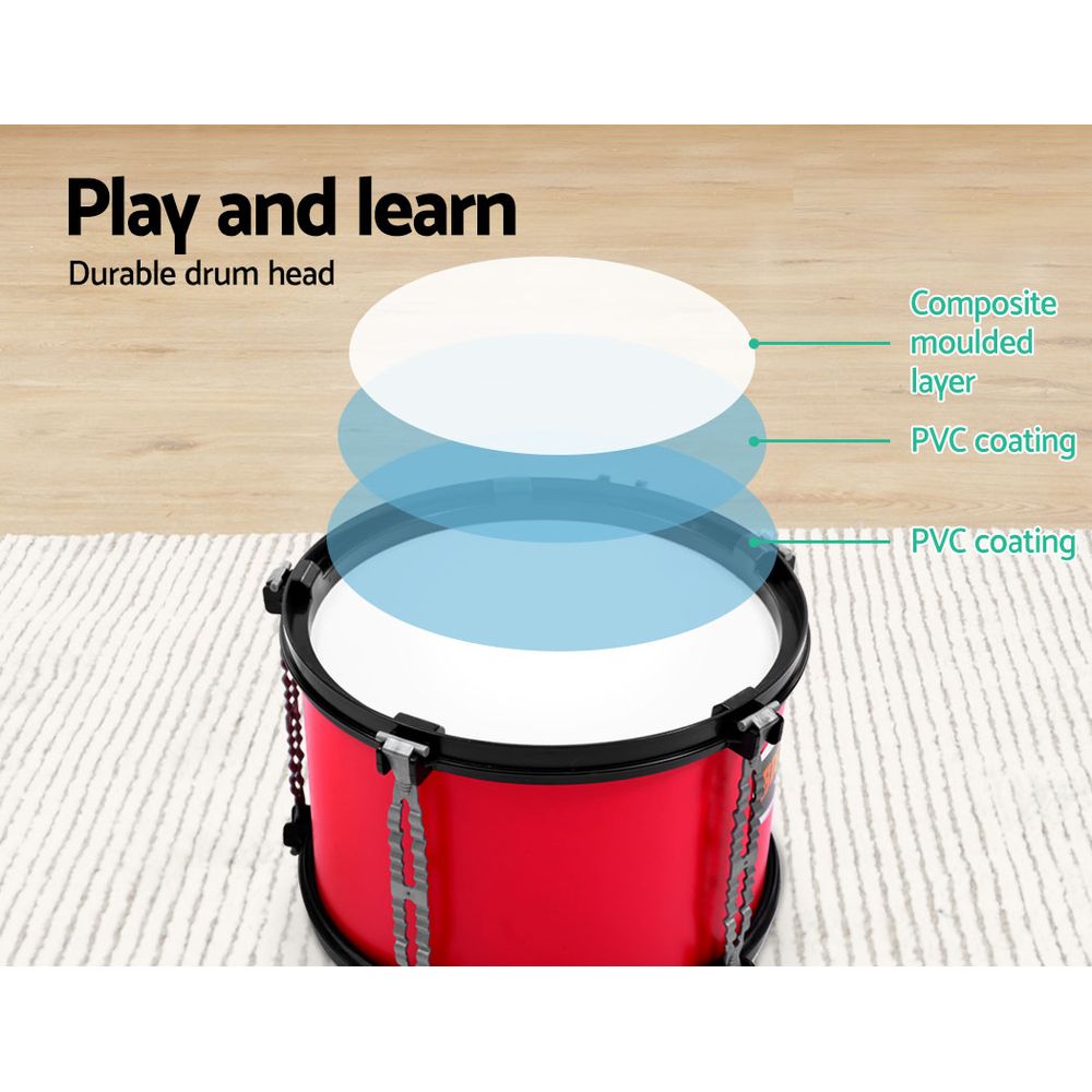 Marlook Kids 7 Drum Set Junior Drums Kit Musical Play Toys Childrens Mini Big Band