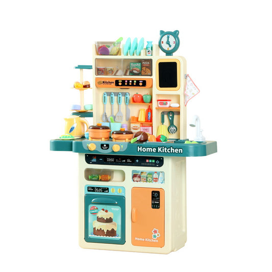Marlook Kids Kitchen Pretend Play Set Cooking Sound Steam Light Function