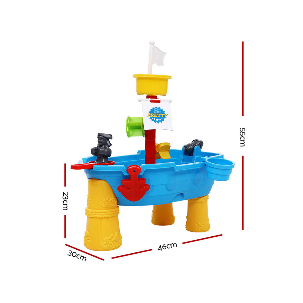 Marlook Kids Sandpit Pretend Play Set Outdoor Toys Water Table Activity Play Set