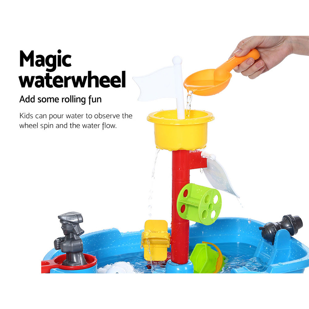 Marlook Kids Sandpit Pretend Play Set Outdoor Toys Water Table Activity Play Set