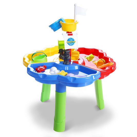 Marlook Kids Sandpit Pretend Play Set Outdoor Sand Water Table Beach Toy