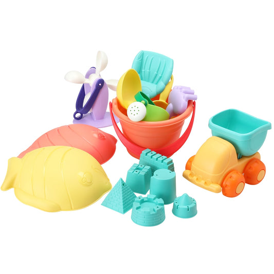 Marlook Kids Water Table Tool Kit Sand Truck Windmill Bucket Shovel Sandpit Toys