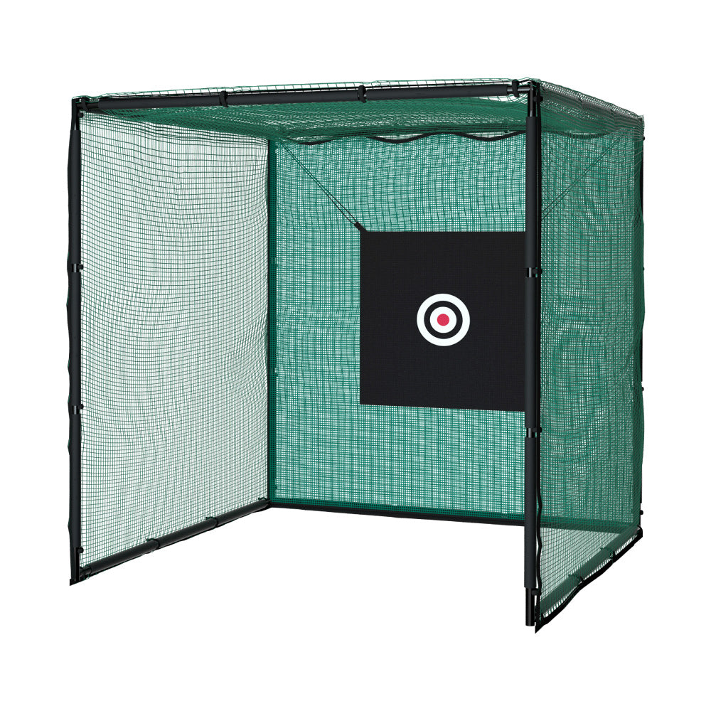 Marlook 3m Golf Practice Net Hitting Cage with Steel Frame Baseball Training