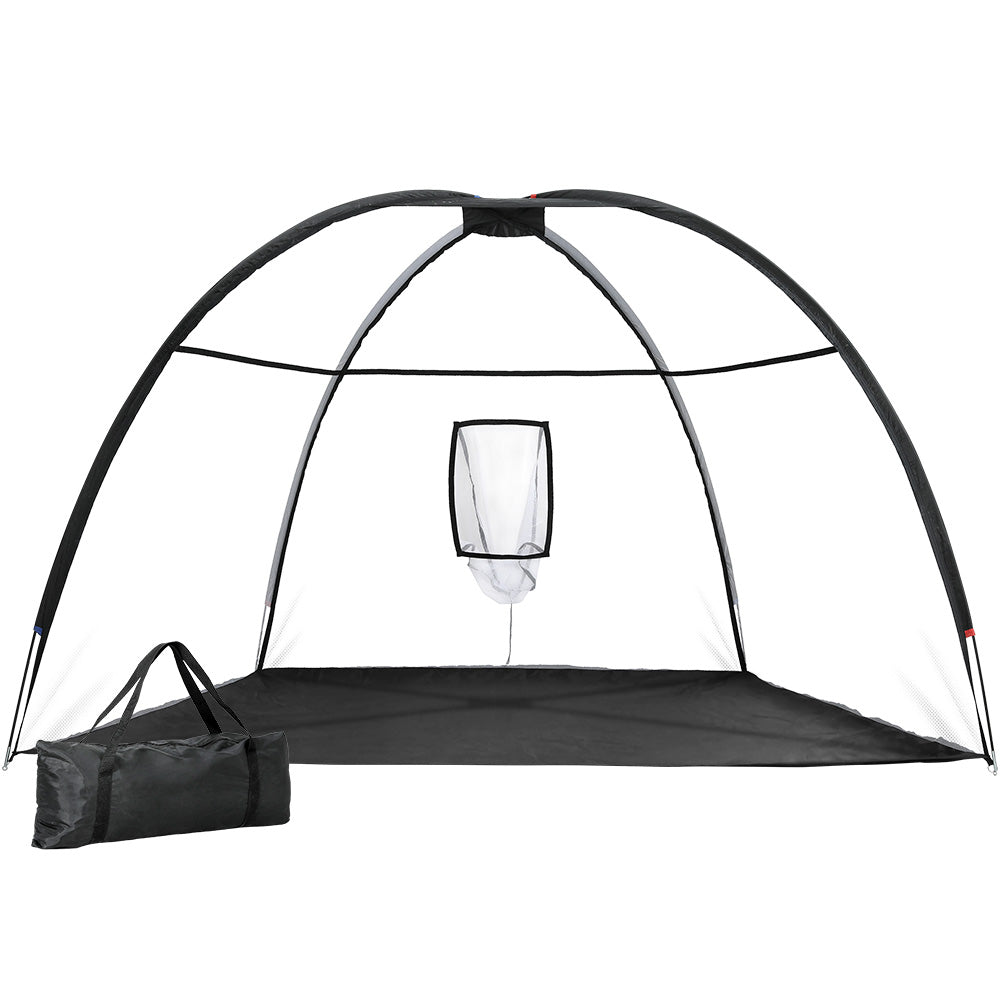 Marlook 3.5m Golf Practice Net Portable Training Aid Driving Target Tent Black