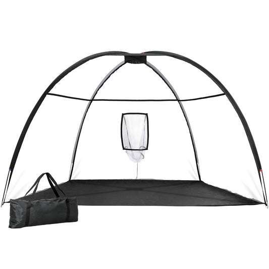 Marlook 3.5m Golf Practice Net Portable Training Aid Driving Target Tent Black