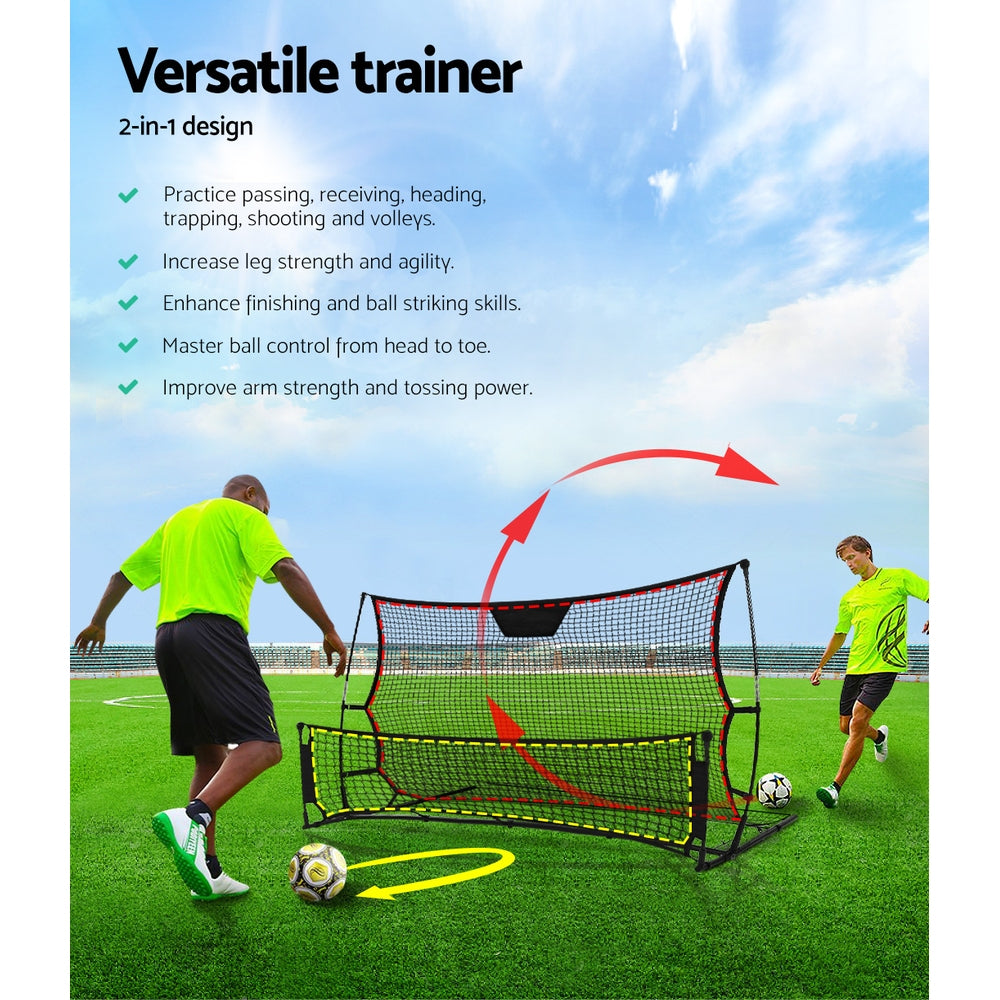 Marlook 2.1m Football Soccer Net Portable Goal Net Rebounder Sports Training