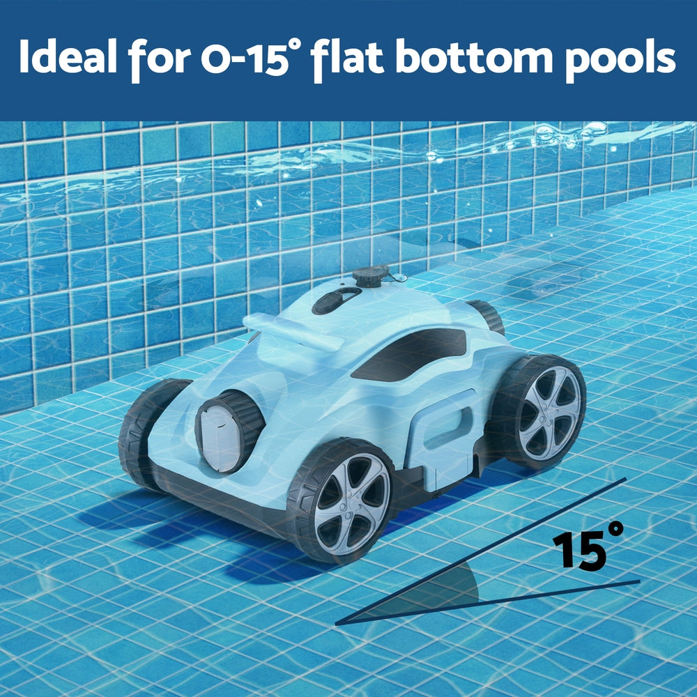 Marlook Robotic Pool Cleaner Automatic Floor Vacuum Robot Swimming Cordless