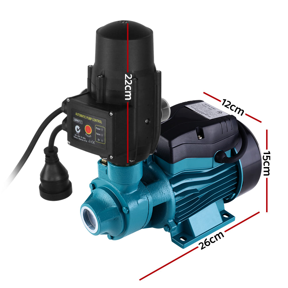 Marlook Peripheral Water Pump Garden Boiler Car Wash Auto Irrigation QB60 Black