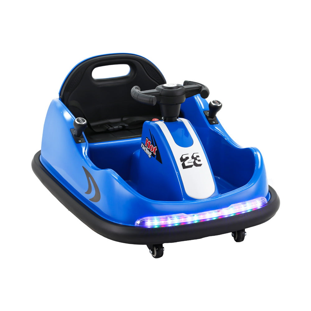Marlook Kids Ride On Car Bumper Kart 6V Electric Toys Cars Remote Control Blue