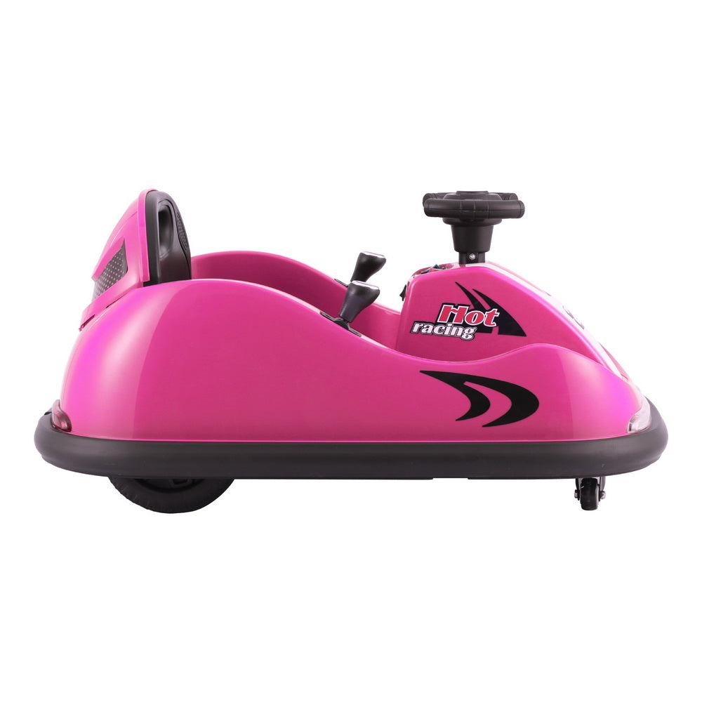 Marlook Kids Ride On Car Bumper Kart 6V Electric Toys Cars Remote Control Pink