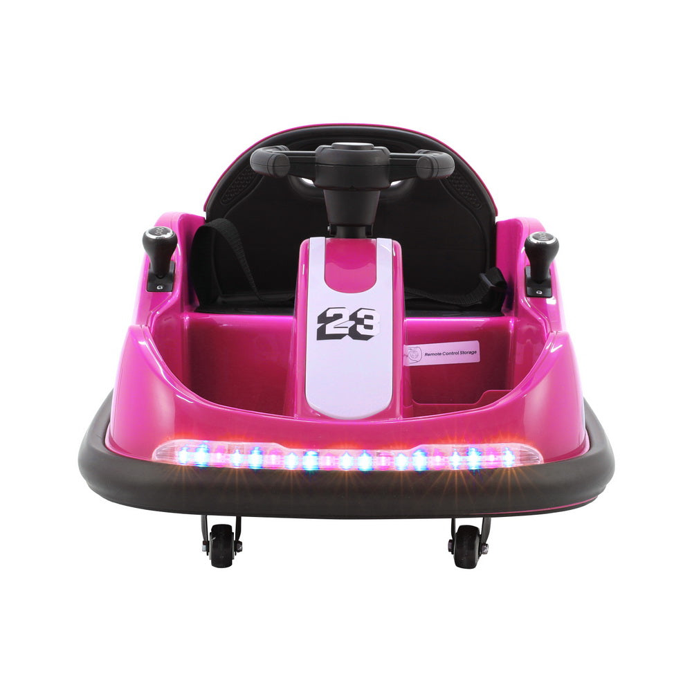 Marlook Kids Ride On Car Bumper Kart 6V Electric Toys Cars Remote Control Pink